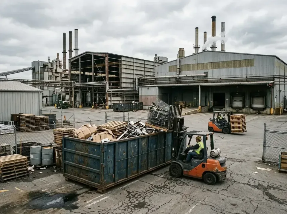 industrial-factory-scrap-conta-003 — frequently asked questions, Cheap Roll-off Dumpster Rentals in Bradley, IL